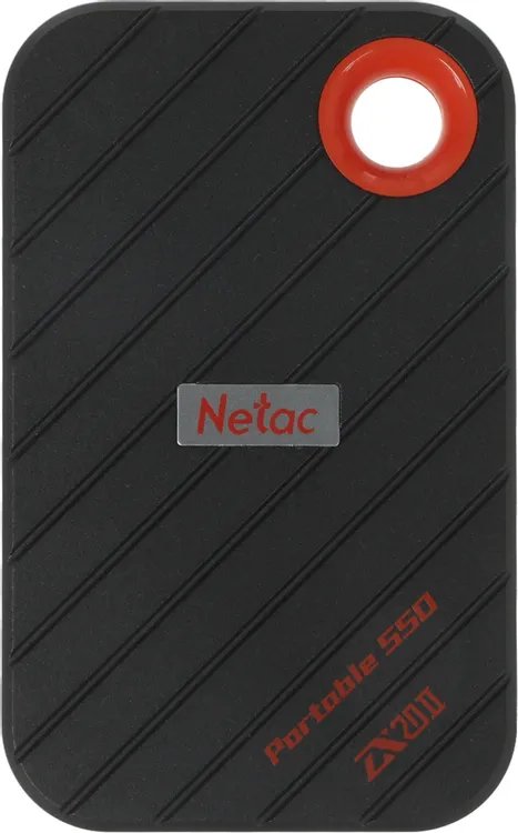 Внешний SSD  Netac   512 GB  ZX20II USB-C чёрный, USB 3.2