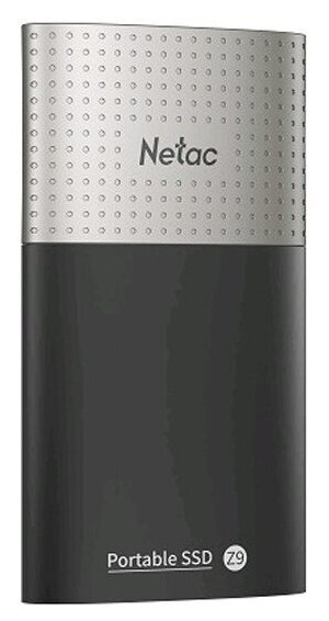 Внешний SSD  Netac   128 GB  Z9 USB-C чёрный/серебро, USB 3.2