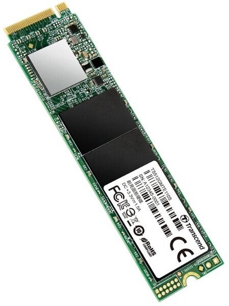 Внутренний SSD  Transcend  512GB  MTE110S, PCIe 3.0 x4, R/W - 1500/1800 MB/s, (M.2), 2280, 3D TLC NAND