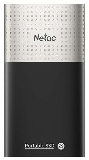 Внешний SSD  Netac   500 GB  Z9 USB-C чёрный/серебро, USB 3.2