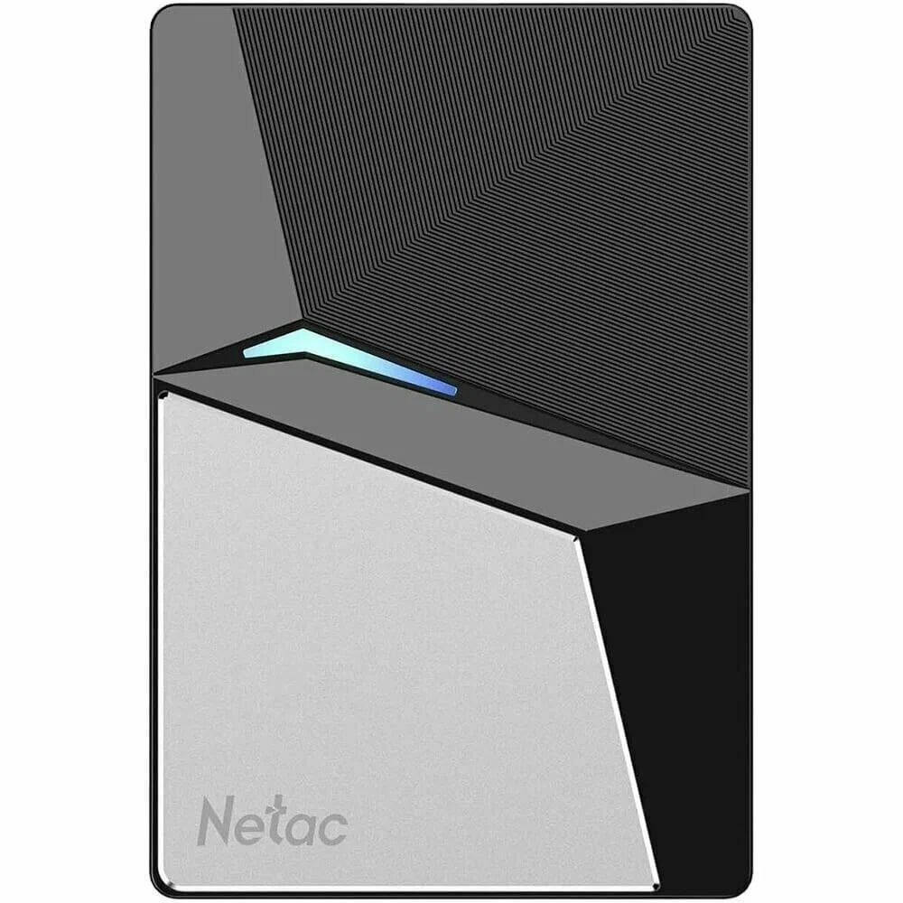 Внешний SSD  Netac   120 GB  Z7S USB-C чёрный/серебро, USB 3.2