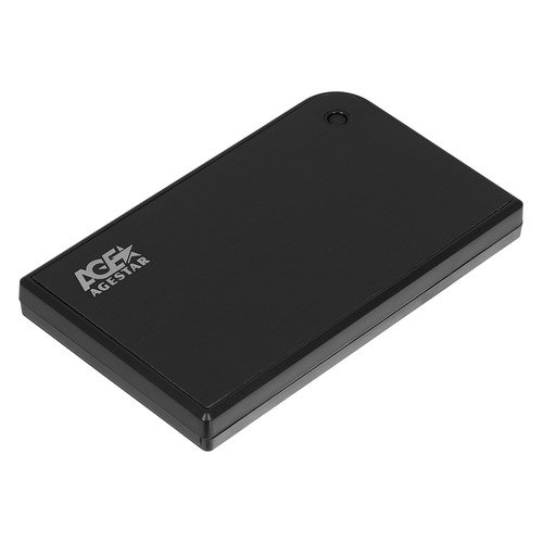 Внешний корпус для HDD/SSD AgeStar 3UB2A14 Sata II пластик/алюминий черный 2.5"