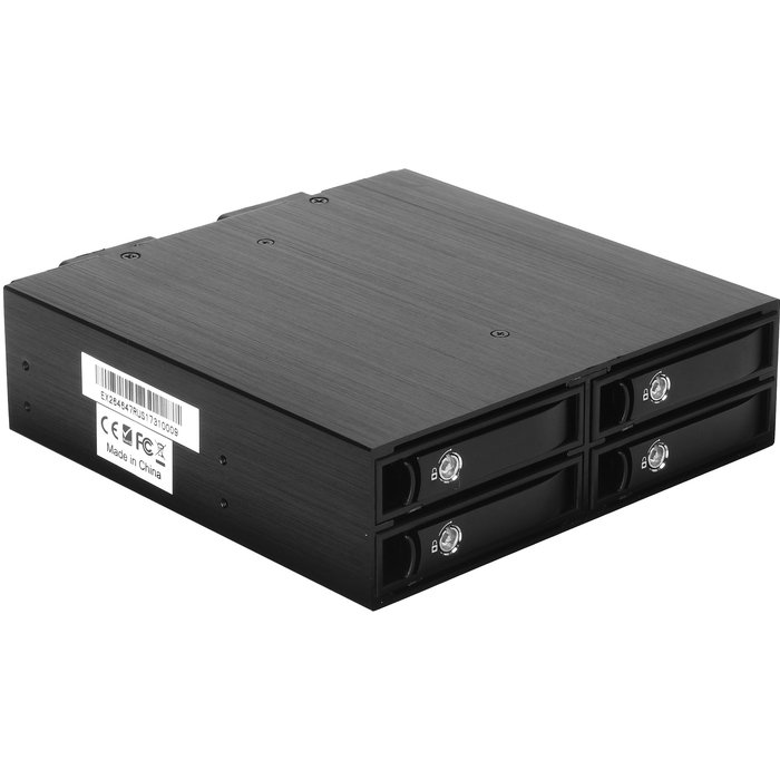 Корзина для HDD Exegate HS425-01 EX264647RUS (универсальная, на 4*2,5" SATA/SAS HDD, занимает 1*5,25" отсек)