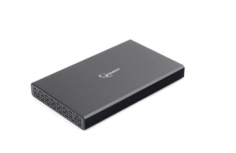 Корпус для HDD Gembird EE2-U3S-55, чёрный, 2.5", USB 3.0, SATA, алюминий