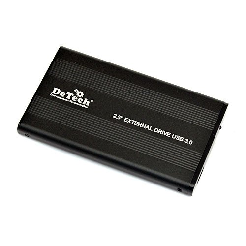 Внешний карман для жесткого диска DeTech DT-EX25U3 Black