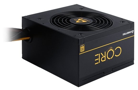 Блок питания Chieftec Core BBS-500S (ATX 2.3, 500W, 80 Plus Gold, Active PFC, 120mm fan) Retail