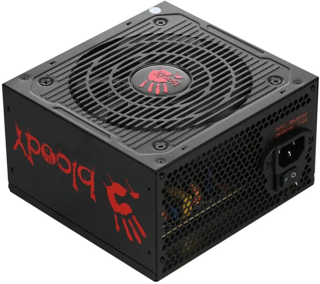 Блок питания BLOODY BD-PS650B, 650Вт, 120мм, черный, retail