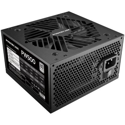Блок питания Powercase PW500 (80 Plus, ATX 2.31, 500W, APFC, DC-DC, 120mm Fan)