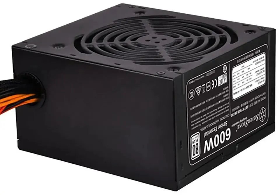 Блок питания SILVERSTONE Strider ST600P (G540ST600E23220), 600Вт, 120мм, черный, retail
