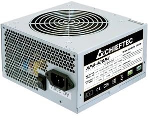 Блок питания Chieftec Value APB-400B8 (ATX 2.3, 400W, 80 PLUS, Active PFC, 120mm fan) OEM