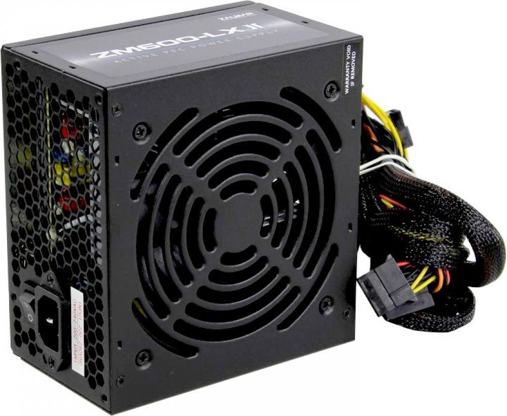 Блок питания Zalman 600W ZM600-LXII ATX, 20+4 pin, 120mm fan, 7xSATA