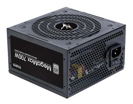 Блок питания Zalman 700W MegaMax ZM700-TXII ATX, 20+4 pin, 120mm fan, 3xSATA