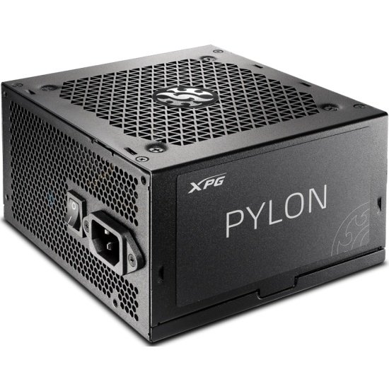 Блок питания ADATA XPG PYLON750B-BlackCOLOR (PYLON750B-BKCEU) (750 Вт, PCIe-4шт, ATX v2.31, Active PFC, 120mm Fan, 80 Plus Bronze)