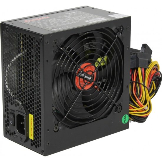 Блок питания ExeGate EX259605RUS 700W 700NPX, ATX, black, 12cm fan, 24p+4p, 6/8p PCI-E, 3xSATA, 2xIDE, FDD