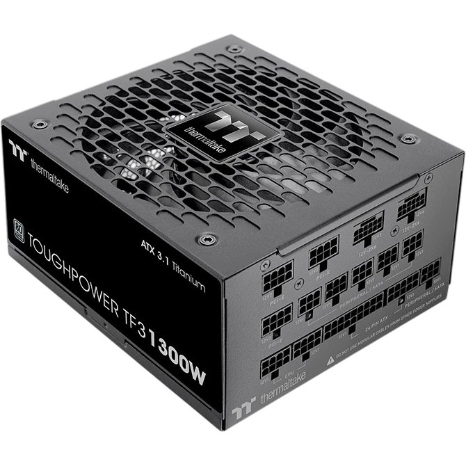Блок питания Thermaltake Toughpower TF3 (PS-TPD-1300FNFATE-1)/1300W/Fully Modular/Non Light/Full Range/Analog/80 Plus Titanium/EU