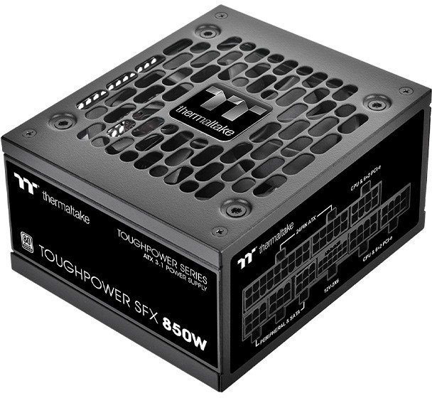 Блок питания Thermaltake Toughpower SFX850 Gen.5 (ps-stp-0850fnfape-1) 850Вт, 90мм, черный, retail