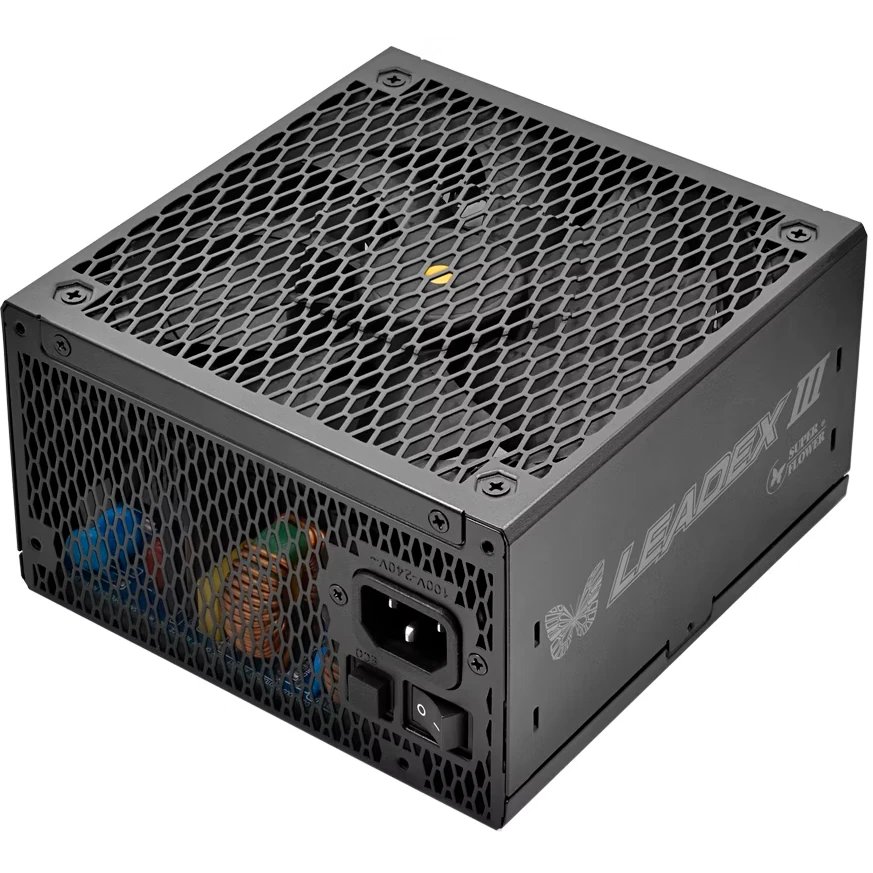 Блок питания Super Flower Leadex III Gold SF-1300F14GE 1300W, ATX 3.1, 140mm, 8xSATA, 4xPCI-E(6+2), 1x12VHPWR(12+4), APFC