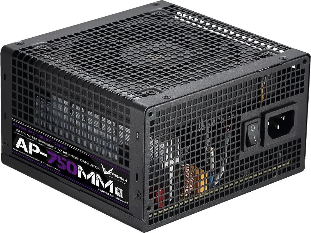 Блок питания Formula AP-750ММ 80 Plus White ATX 750W (20+4pin) APFC 120mm fan 6xSATA RTL