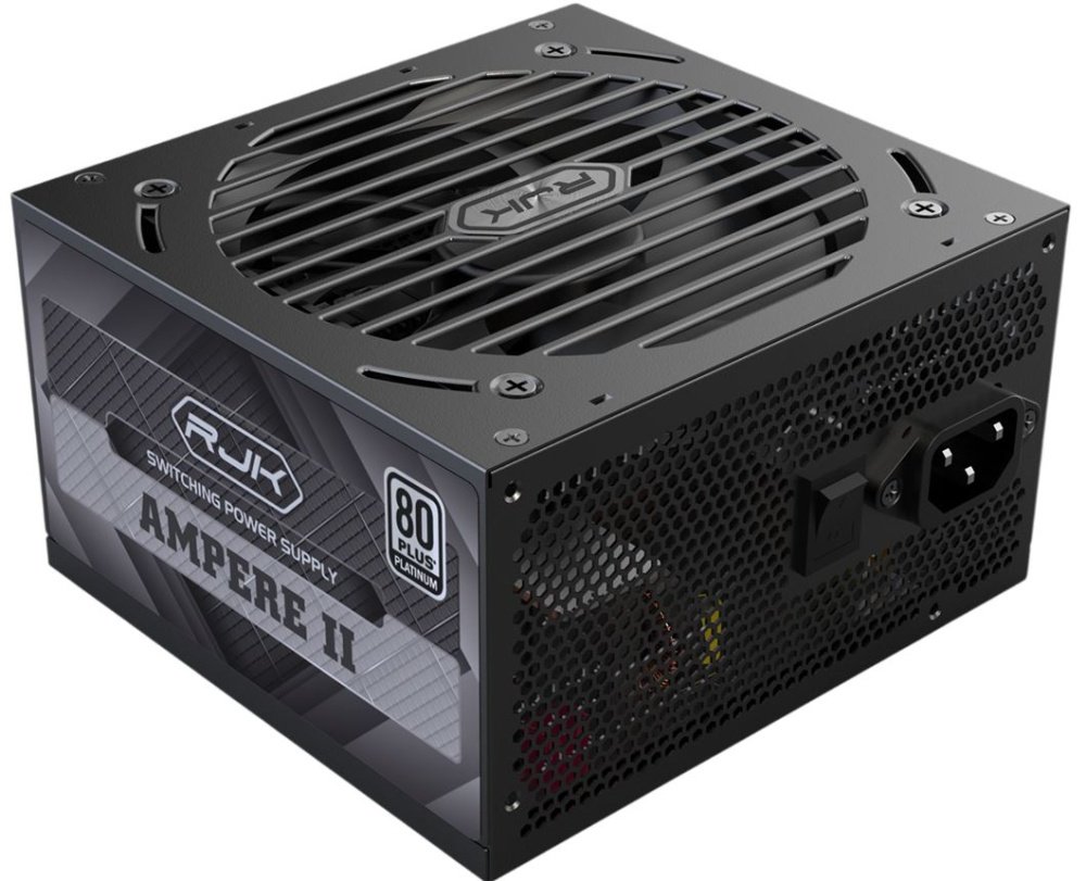 Блоки питания RAIJINTEK Ampere II 850 (0R30B00043) 80+ Platinum (ATX, 3.1, PCIe 5.1, Full-modular, 1x24(20+4)pin, 2x4+4-pin CPU)