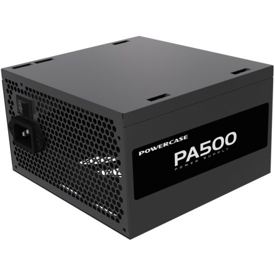Блок питания Powercase PA500 (PA-500SI) (ATX 2.31, 500W, APFC, 120mm Fan)