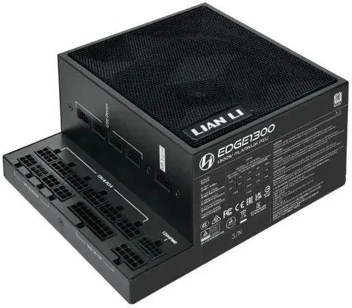 Блок питания Lian-Li Edge1300 Gen.5 (G9P.EG1300.BE00.RU) ATX 1300W 80+ platinum (20+4pin) APFC 80mm fan 12xSATA Cab Manag RTL