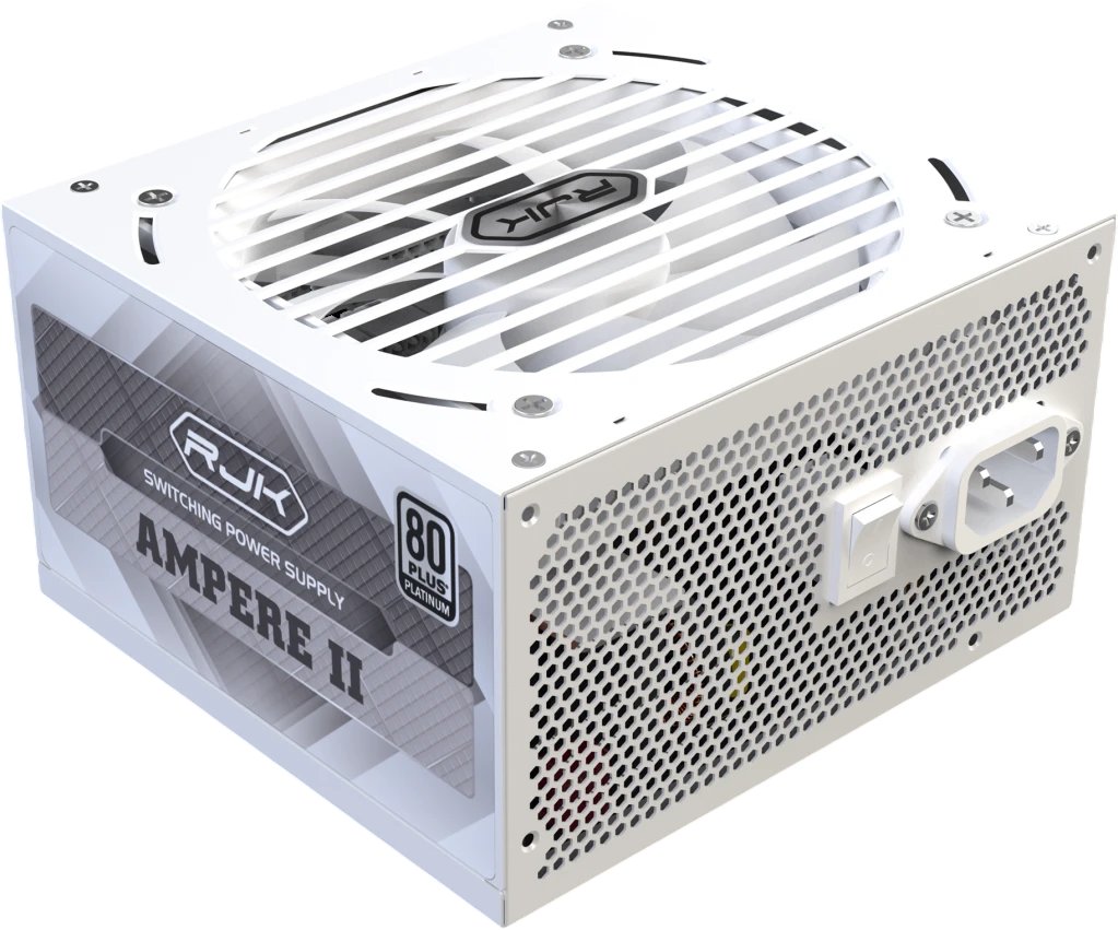 Блоки питания RAIJINTEK Ampere II 1200 (0R30B00040) 80+ Platinum (ATX, 3.1, PCIe 5.1, Full-modular, 1x24(20+4)pin, 2x4+4-pin CPU)