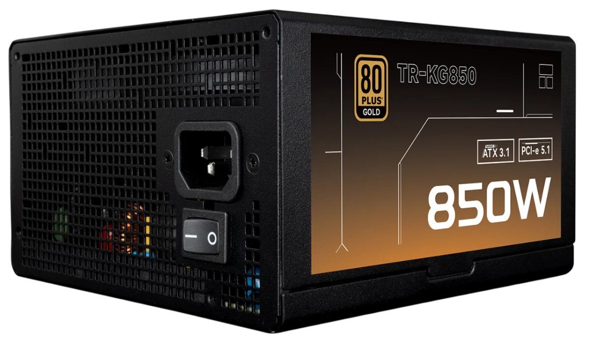 Блок питания Thermalright TR-KG850 850W 80+ Gold (ATX, 3.1, PCIe 5.1, Full modular, 1x24(20+4)pin, 2xCPU 8(4+4)pin, 2xPCIe*2 8(6+2)pin)