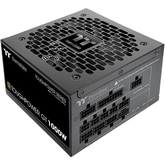 Блок питания Thermaltake Toughpower GT Gen.5 (PS-TPT-1000FNFAGE-3) ATX 1000W 80+ gold (20+4pin) APFC 120mm fan 6xSATA Cab Manag RTL
