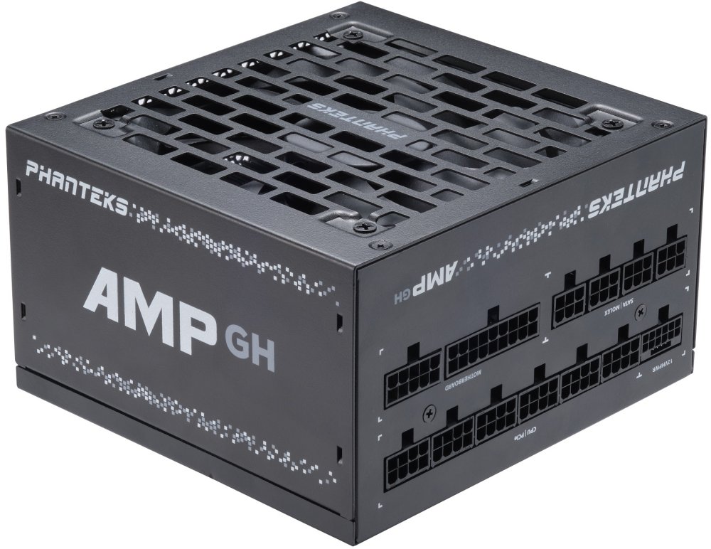Блок питания PHANTEKS AMP GH 850W (PH-P850GH_BK01) (80 Plus Gold, ATX 3.1, PCIe 5.1, APFC, 120mm Fan, Fully Modular, Black)