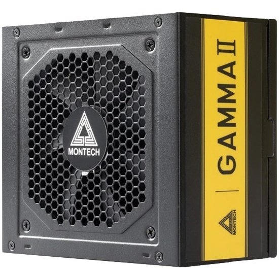 Блок питания Montech Gamma II 750W / ATX 2.43, APFC, 80 Plus Gold, LLC+DC-DC, Japan caps, 120mm fan, non-modular