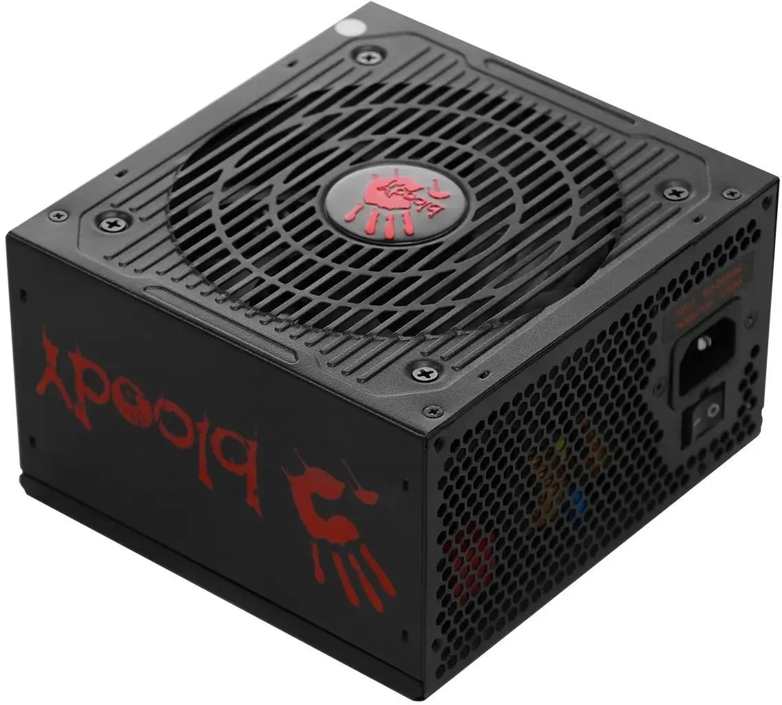 Блок питания BLOODY BD-PS750G (BD-PS750G-M), 750Вт, 120мм, черный, retail