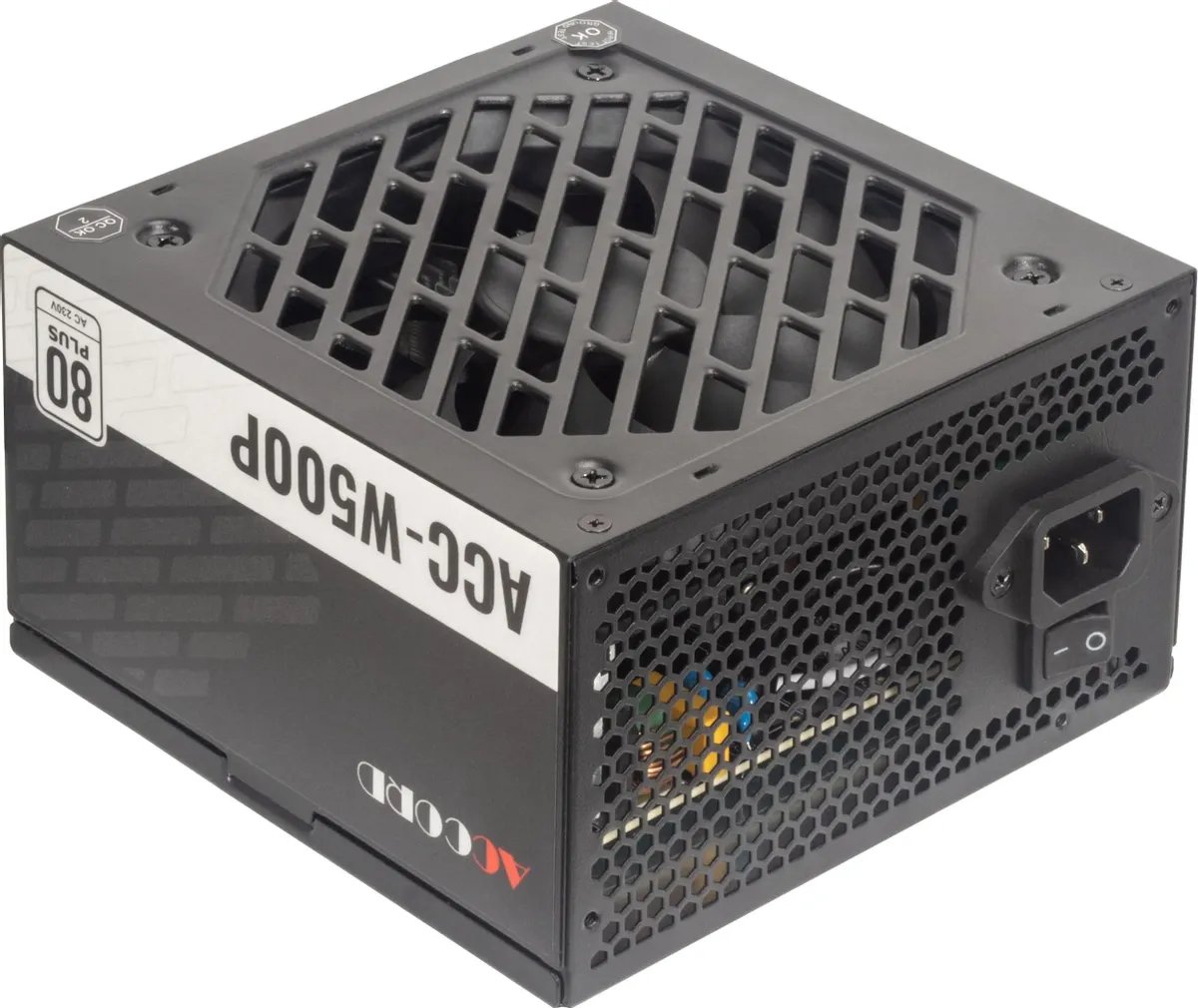 Блок питания Accord ACC-W500P ATX 500W 80 Plus White (20+4pin) 120mm fan 6xSATA