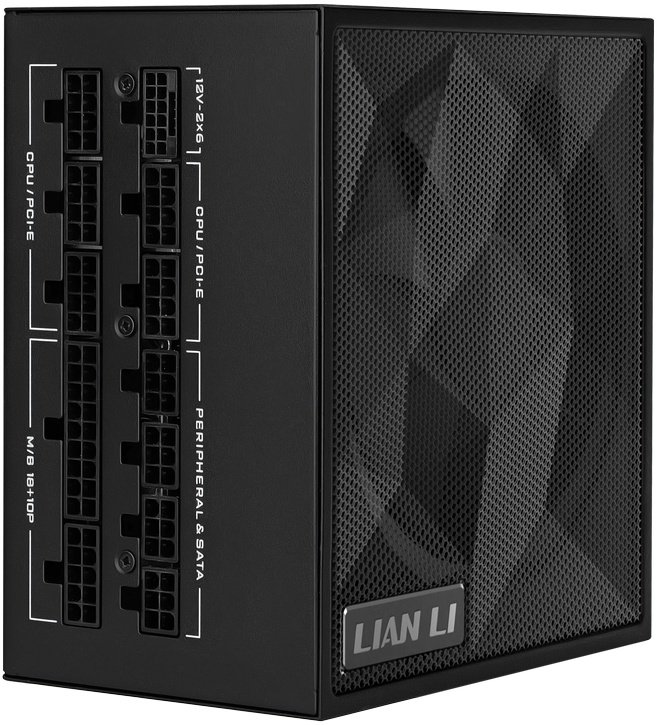 Блок питания Lian Li SX0850P (G9P.SX0850P.B000.RU) / Black / ATX 3.1, 850W, 80 Plus Platinum, PCIe 5.1, APFC, 120mm FDB Fan, Fully Modular