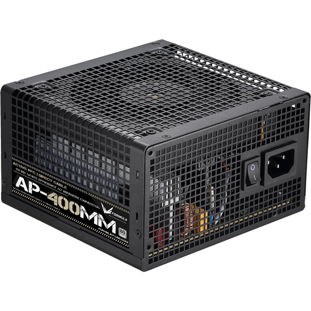 Блок питания Formula AP-400ММ 80 Plus White ATX 400W (20+4pin) APFC 120mm fan 6xSATA RTL