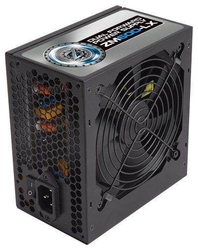 Блок питания ZALMAN ZM600-LXII, 600W, ATX12V v2.3, APFC, 12cm Fan, Ret