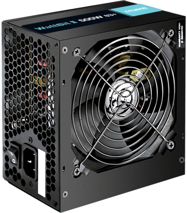 Блок питания Zalman 500W ZM500-XEII Wattbit 83+ ATX, 20+4 pin, 120mm fan, 4xSATA