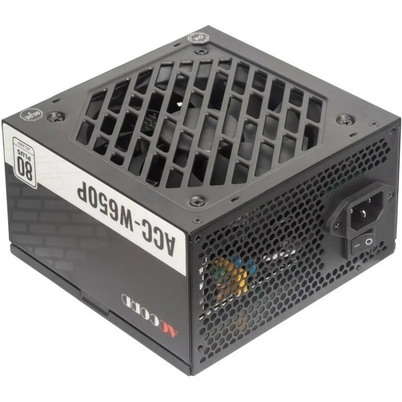 Блок питания Accord ACC-W650P ATX 650W 80 Plus White (20+4pin) 120mm fan 6xSATA RTL