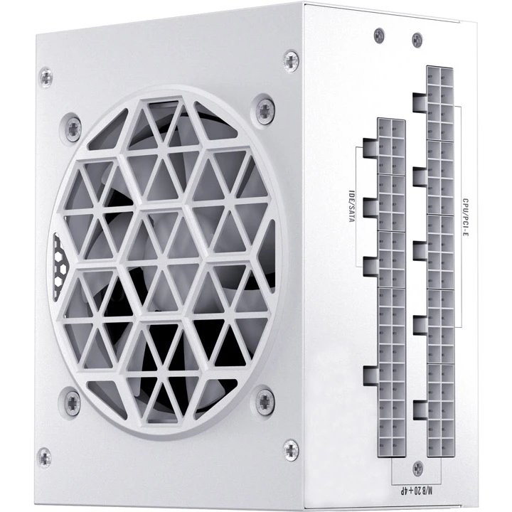 Блок питания 1STPLAYER SFX 850W Gold White (PS-850SFX-WH) / SFX, APFC, 80 PLUS Gold, LLC+DC-DC, full Japan solid-state caps, 80mm fan, full modular