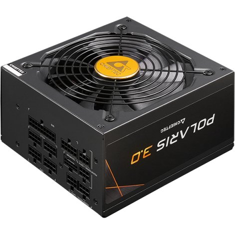 Блок питания Chieftec Polaris 3.0 PPS-1050FC-A3 (ATX 3.0, 1050W, 80 PLUS GOLD, Active PFC, 140mm fan, Full Cable Management, Gen5 PCIe) Retail