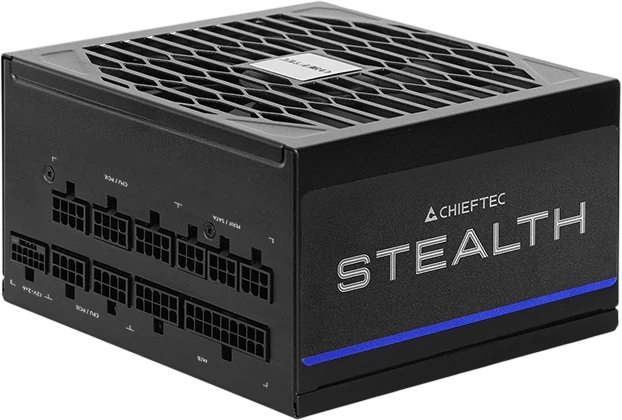 Блок питания Chieftec Stealth SPX-1000-FC (ATX 3.1, 1000W, 80 Plus Platinum, Active PFC, 135mm fan, Gen5 PCIe, Full Cable Management) Retail