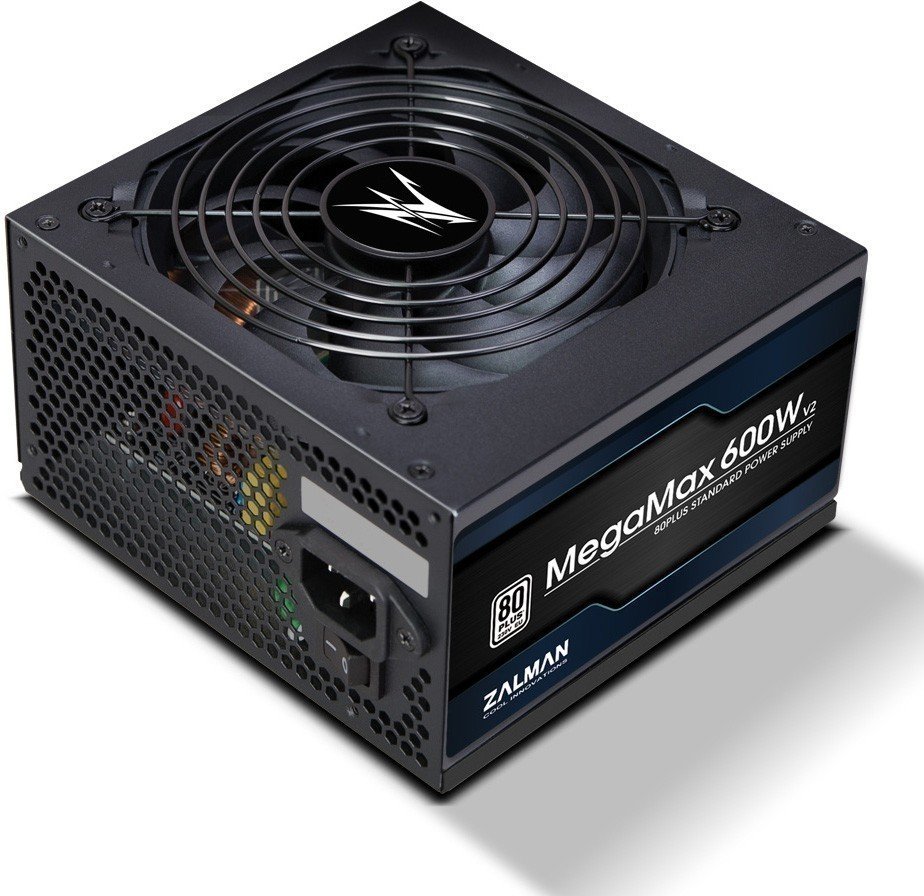 Блок питания Zalman 600W MegaMax ZM600-TXII ATX, 20+4 pin, 120mm fan, 3xSATA
