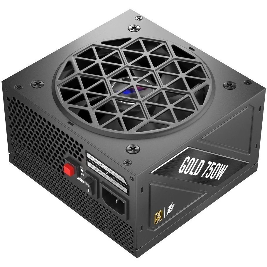 Блок питания 1STPLAYER NGDP Gold (HA-750BA4) 750W / ATX 3.0, APFC, 80 Plus Gold, LLC+DC-DC, 120mm fan, full modular