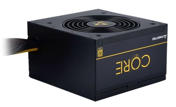 Блок питания Chieftec Core BBS-600S Bulk (ATX 2.3, 600W, 80 Plus Gold, Active PFC, 120mm fan) Oem