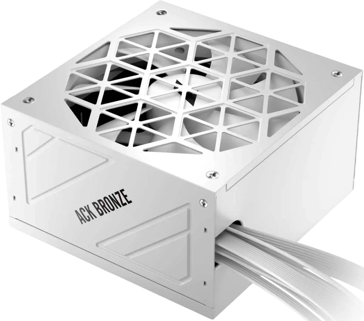 Блок питания 1STPLAYER Ack Bronze 650W White (HA-650AA2-WH)/ATX 3.1, APFC, 80 Plus Bronze, Double Forward, full Teapo caps, 140mm fan, non-modular