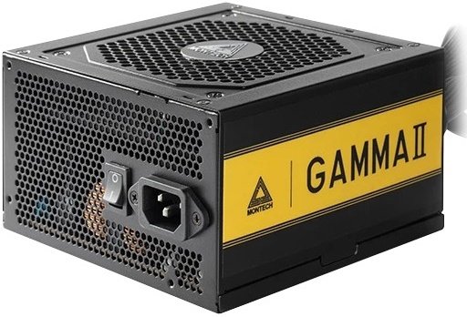 Блок питания Montech Gamma II 650W / ATX 2.43, APFC, 80 Plus Gold, LLC+DC-DC, Japan caps, 120mm fan, non-modular