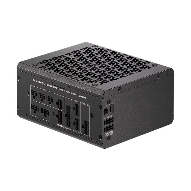 Блоки питания Corsair HX1200i Shift (CP-9020267-EU) RPS0194, 1200W 80+ Platinum (ATX, 3.1, PCIe 5.1, Full modular, 1x24(20+4)pin)