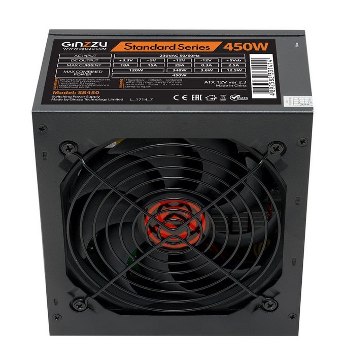 Блок питания Ginzzu SB450 12CM