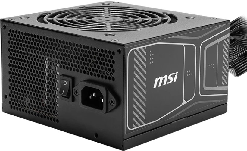 Блок питания MSI MAG A850GN PCIE5 (306-7ZPBX11-CE0) 850W 80+ Gold (ATX, 3.1, 5.1, Non-modular, 1x24(20+4)pin, 2xCPU 8(4+4)pin, 2xPCIe*2)