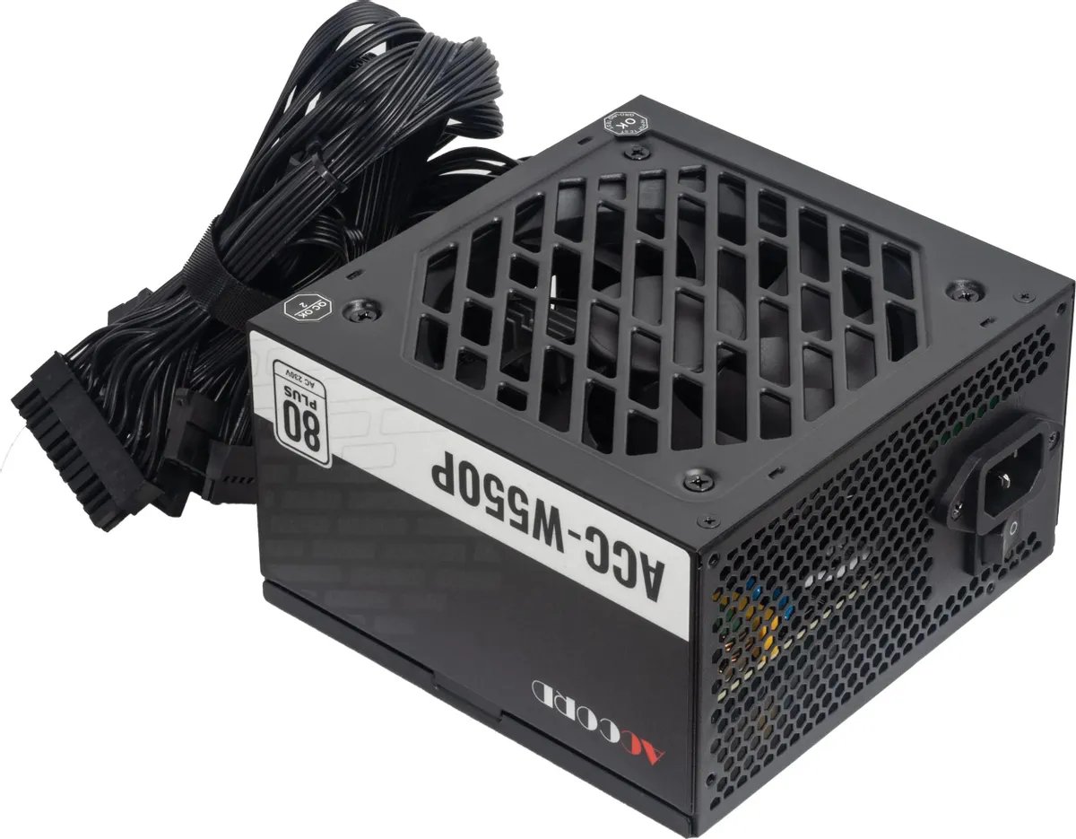 Блок питания Accord ACC-W550P ATX 550W 80 Plus White (20+4pin) 120mm fan 6xSATA