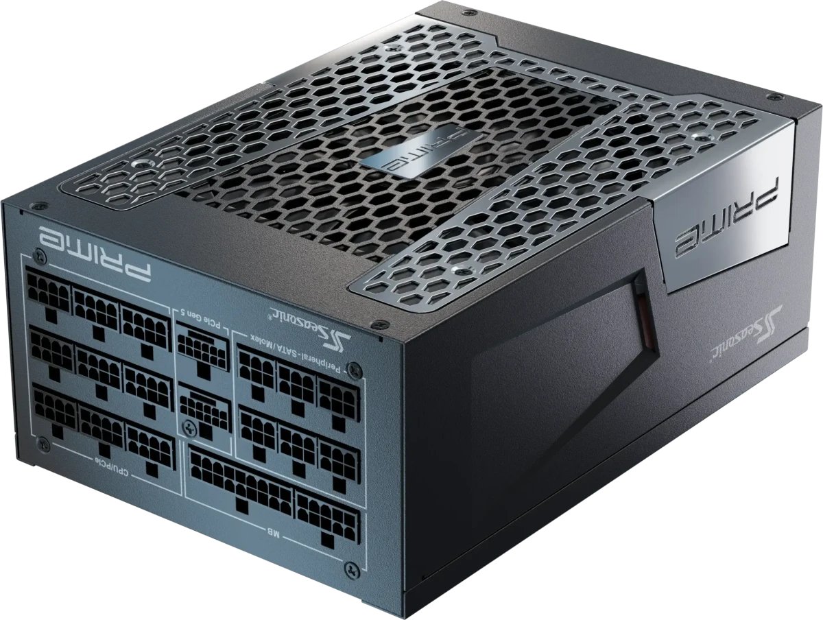 Блок питания Seasonic Prime PX-2200 Gen.5 (srp-ppx222-a5a22st), 2200Вт, 80 Plus Platinum, 135мм, черный, retail